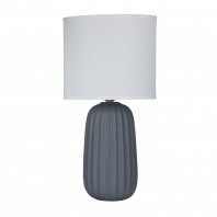 Oriel Lighting-BENJY.25 Complete Table Lamp - Blue / Grey / Taupe / White